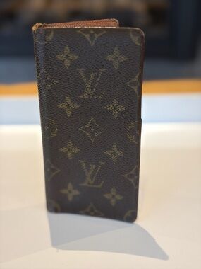Authentic Louis Vuitton Brown Monogram Canvas Long Wallet